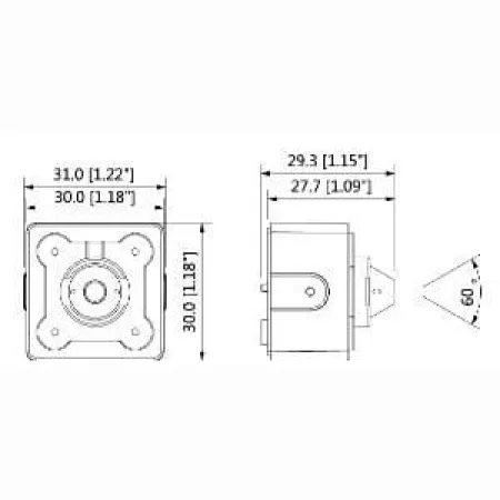 Dahua Security Dahua 2MP Covert Pinhole Network Kamera-Lens Ünitesi