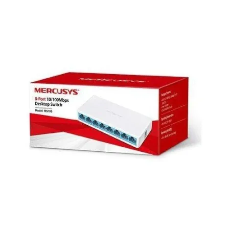 TP-Link Networks Tp-Link Mercusys MS108 8 Port 10/100 Switch