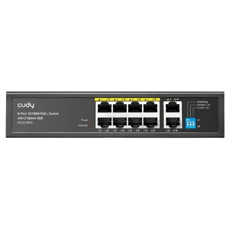 Diğer Cudy FS1010PG 2 GbE Port 8 Port 10/100M PoE+ Switch