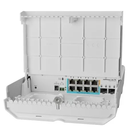 Mikrotik Networks Mikrotik netPower Lite 7R CSS610-1Gi-7R-2S + ÇIKIŞ Port Switch