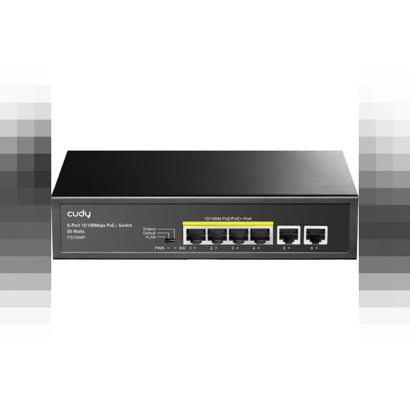 Diğer Cudy FS1006P 6 Port 10/100M PoE+ Switch