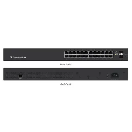Ubiquiti Networks Ubiquiti Edge Yön. Gigabit Switch POE+ 24x1Gbit Eth + 2x SFP 250 Watt