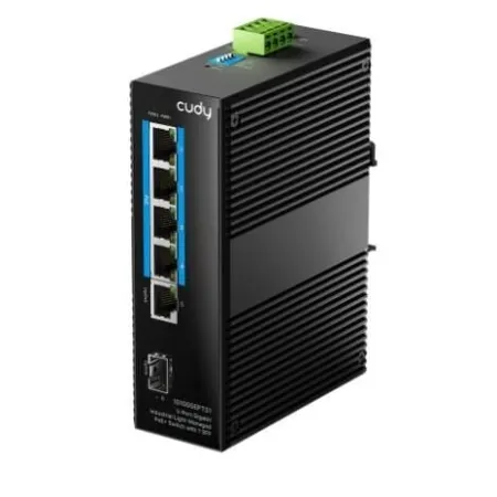 Diğer Cudy IG1005EPTS1 5 Port Gigabit 1 SFP Industrial Light-Managed PoE+ Switch