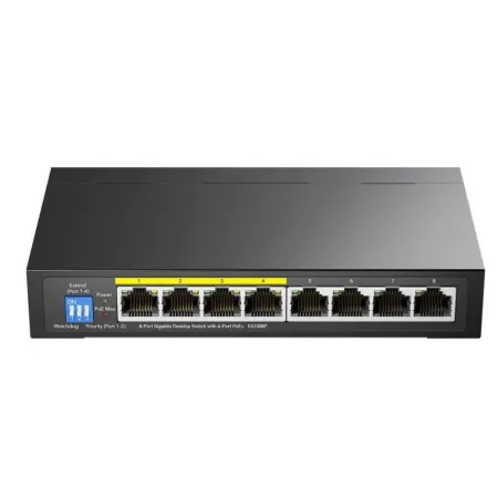 Diğer Cudy GS1008P 4 Port PoE+ 8 Port Gigabit Desktop Switch