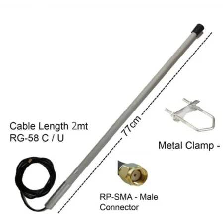SAFNET868 - 868 Mhz 6 dbi Lora Omni Anten Dış Ortam