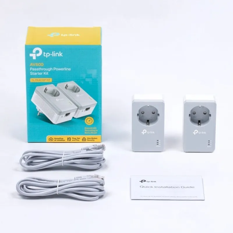 TP-Link Networks Tp-Link TL-PA4010P KIT AV600 Nano Powerline Adapter