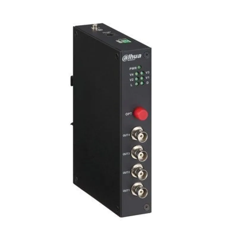 Dahua Security Dahua 4 Kanal HDCVI Optik Alıcı-Verici (Lite)