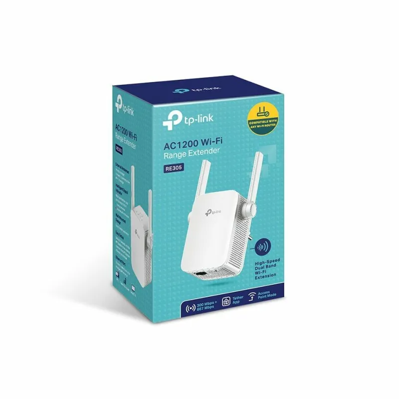TP-Link Networks TP-Link RE305 AC1200 1200Mbps 5Ghz Menzil Genişletici