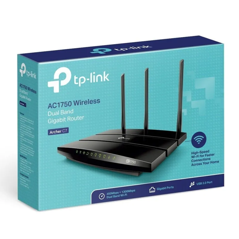 TP-Link Networks Tp-Link Archer C7 1750Mbps Dualband Gigabit Router