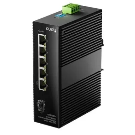 Diğer Cudy IG1005ES1 1 SFP 5 Port Gigabit Industrial Light-Managed Switch