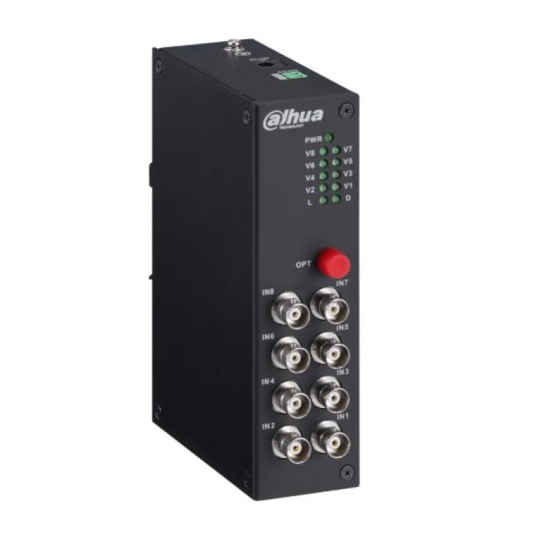 Dahua Security Dahua 8 Kanal HDCVI Optik Alıcı-Verici (Lite)