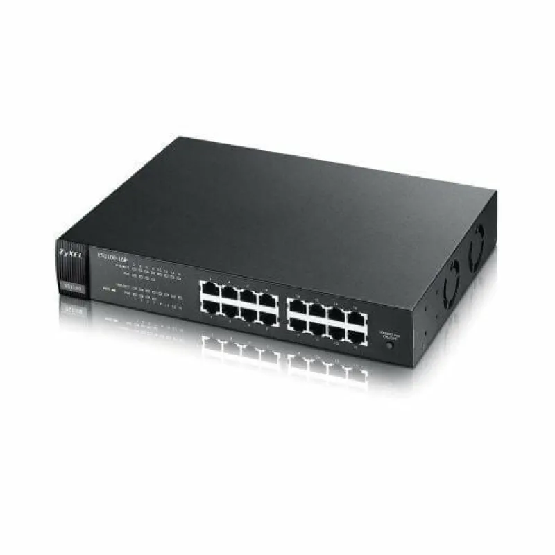 Zyxel Networks Zyxel ES1100-16P 16Port (8x10/100+8xPoe) Yönetilmez Switch