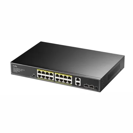 Diğer Cudy GS1018PS2 2GbE 2 Gigabit SFP 16 Port PoE+ Switch