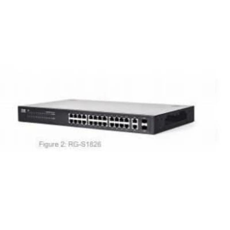 Ruijie Networks Ruijie RG-S1826 Switch 24 Port Poesiz 10/100