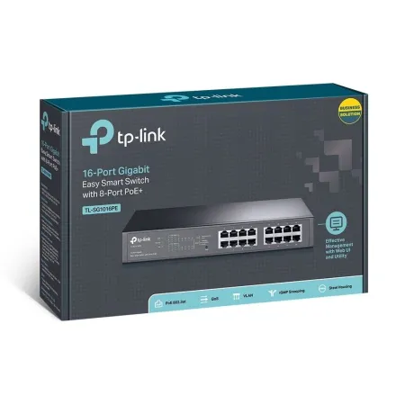 TP-Link Networks TP-LINK TL-SG1016PE 16-Port Gigabit Easy Smart 8 Port PoE Destekli Switch