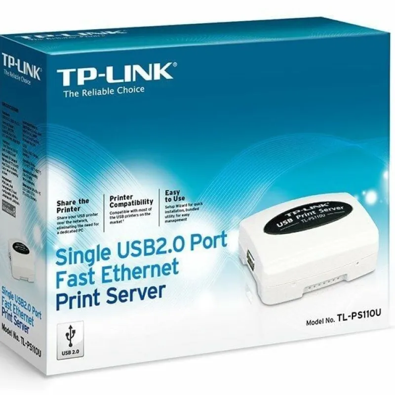 TP-Link Networks Tp-Link TL-PS110U Single USB2.0 Port Print Server