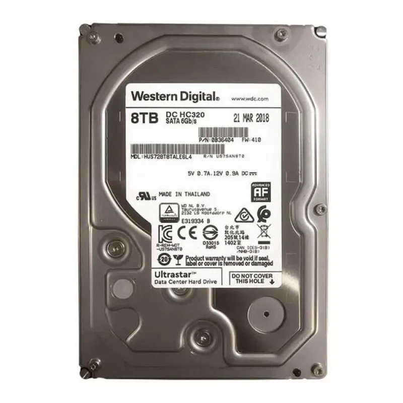 Diğer WD Ultrastar DC HC320 Enterprise 8TB