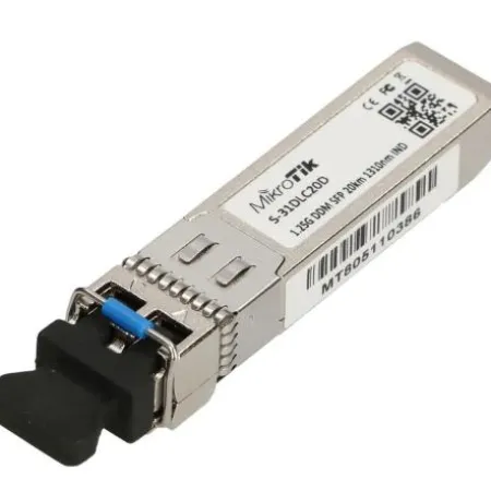 Mikrotik Networks Mikrotik S-31DLC20D SFP modül, 1 Gbit ,Single Mod(SM), 1.25G,20km 1310nm