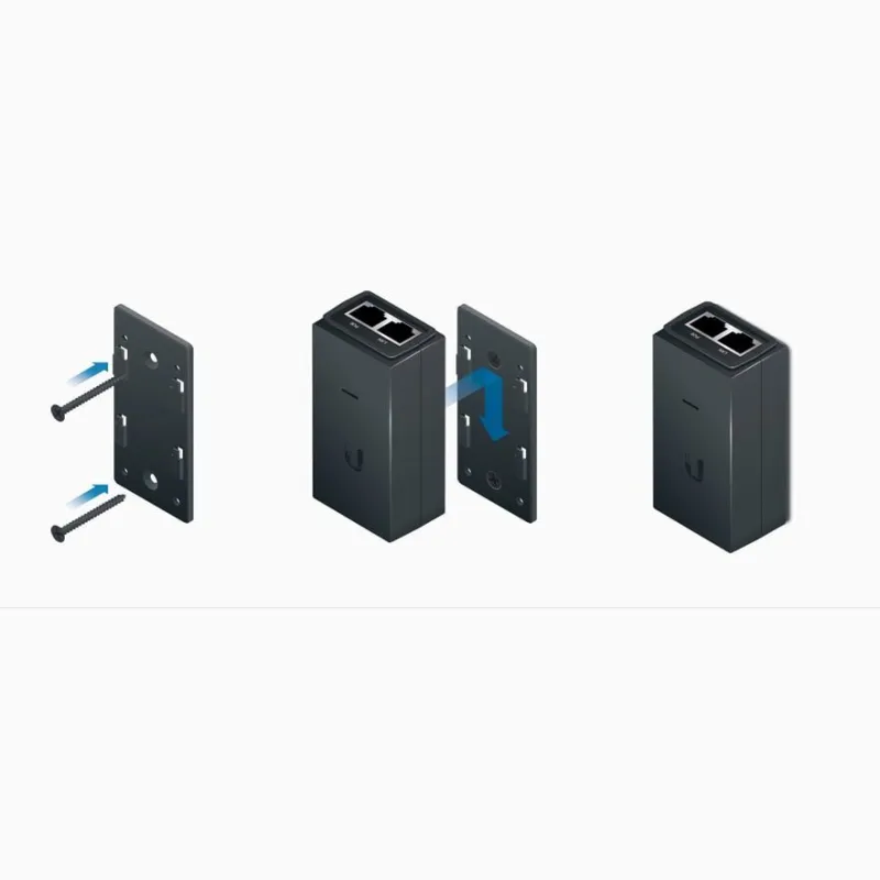 Ubiquiti Networks Ubiquiti PoE Adaptör, 48V 0.5 Amper Gigabit Siyah