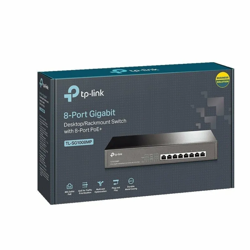 TP-Link Networks Tp-Link TL-SG1008MP 8 Port Gigabt 8 Port Poe Switch