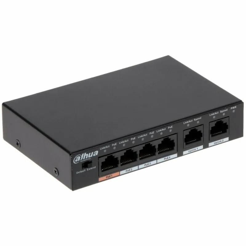 Dahua Security Dahua 4 Port Hızlı Ethernet PoE Switch