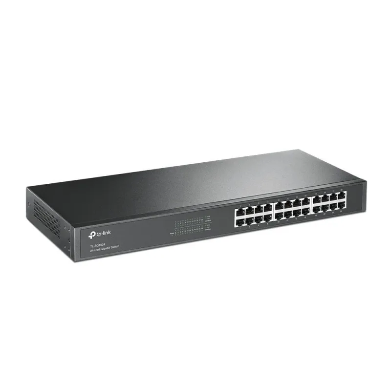 TP-Link Networks Tp-Link TL-SG1024 24 Port Gigabit Switch Rack Tipi