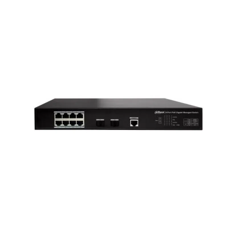 Dahua Security Dahua 8-Port PoE Gigabit Yönetilebilir Switch