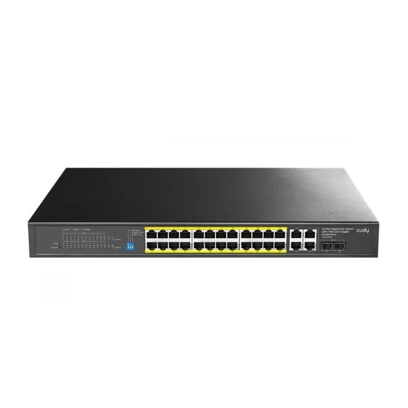 Diğer Cudy GS1028PS2 24 Port Gigabit PoE+ Switch 2 GbE Ve 2 Combo Ports 300W