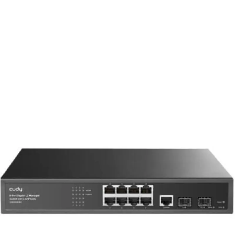 Diğer Cudy GS2008S2 8Gbe 2SFP L2 Yönetilebilir Switch