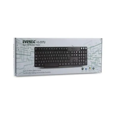 Everest KB-517U Siyah USB F Standart Klavye