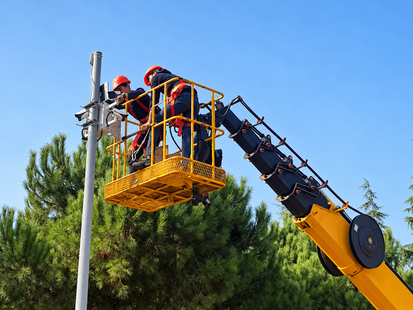 Bahçelievler Belediyesi park kamera sistemi montaj çalışması