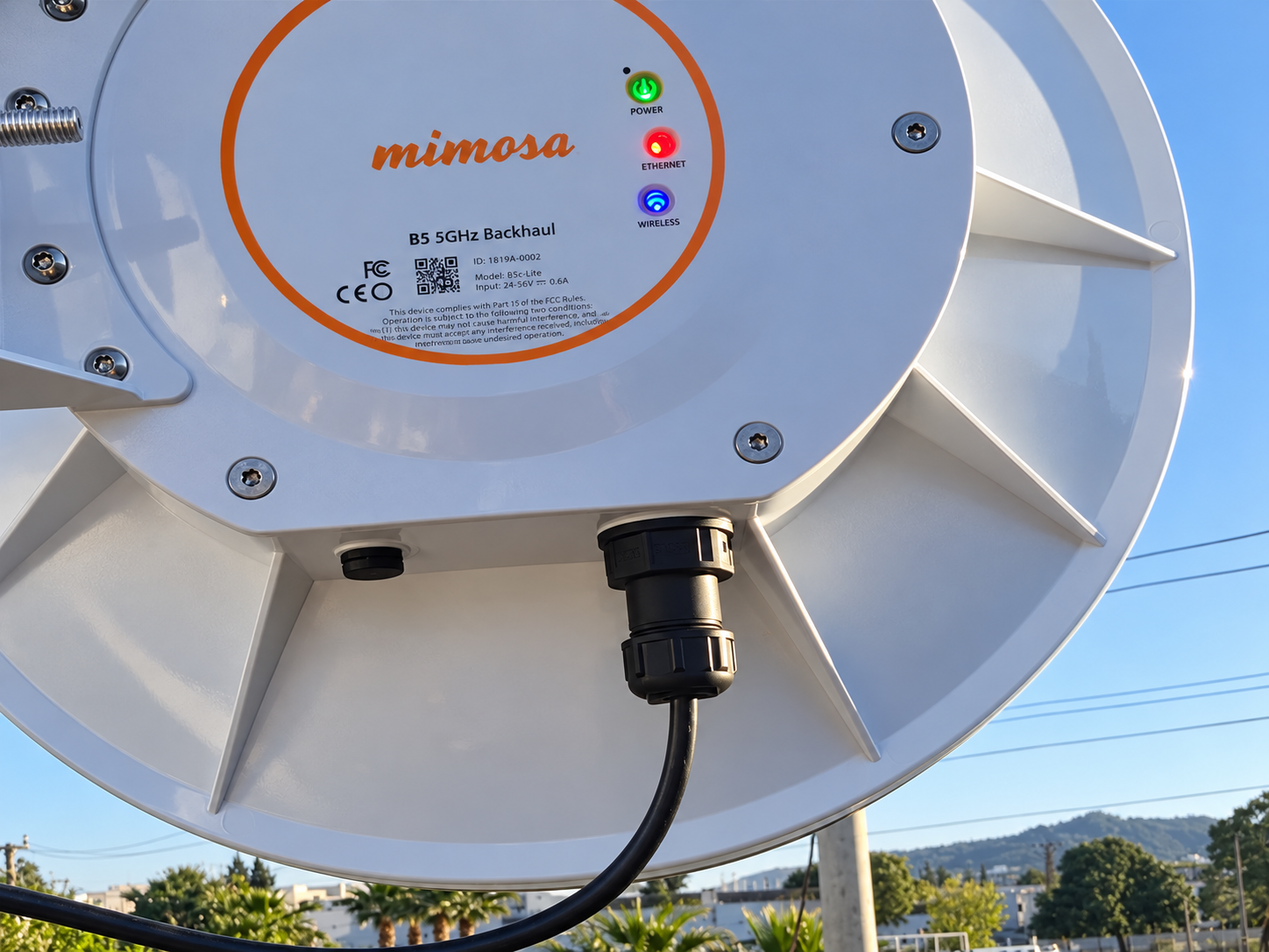 Mimosa B5 dış ortam direk montajı