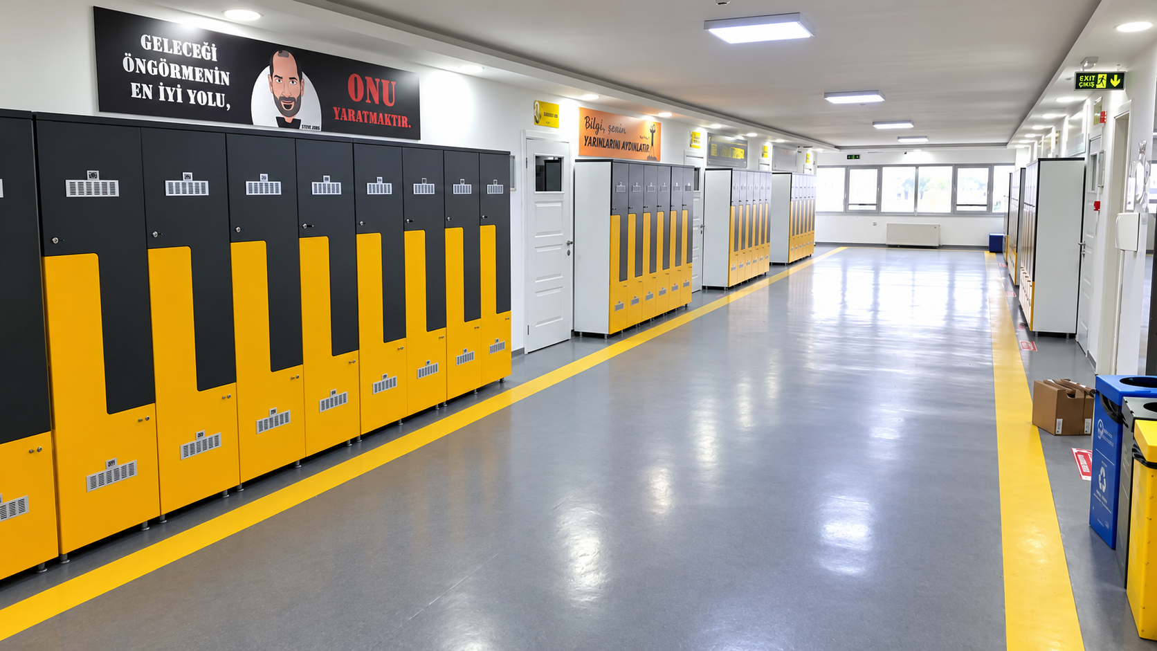 Kozmos Yazılım Anadolu Lisesi okul içi Wi-Fi kapsama alanı