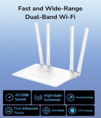Cudy AC1200 Dual Band Wi-Fi Router