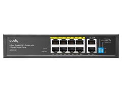 Cudy GS1010P 2 Gigabit Uplink Portlu 8 Portlu Gigabit PoE+ Switch