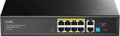 Cudy GS1010PE 2 Gigabit Uplink Portlu 8 Portlu Gigabit PoE+ Switch