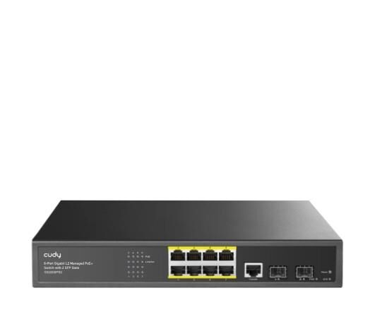 Cudy GS2008PS2 8 GbE PoE L2 Yönetilebilir Switch
