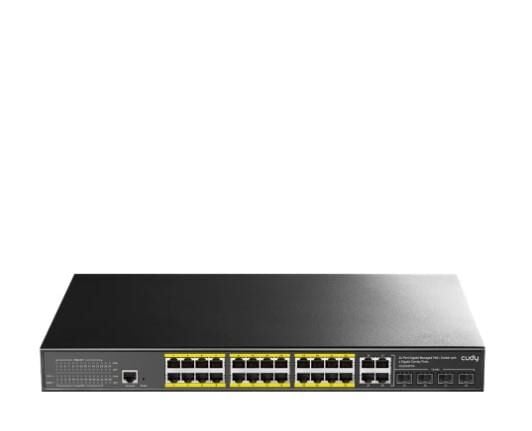 Cudy GS2028PS4 2.0  24 GbE PoE L2 Managed Switch With 4 Gigabit Combo Ports 400W