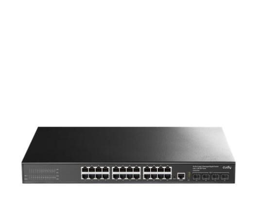 Cudy GS5024S4 24 GbE 4 SFP+ L3 Yönetilebilir Switch