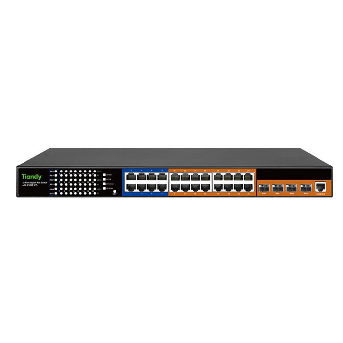 Tiandy YPS-5024G-P-4SFP10-L3 PoE Switch