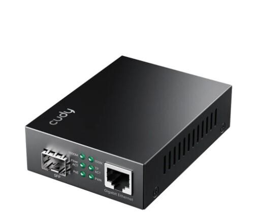 Cudy MC220P Gigabit Ethernet PoE+ Medya Dönüştürücü