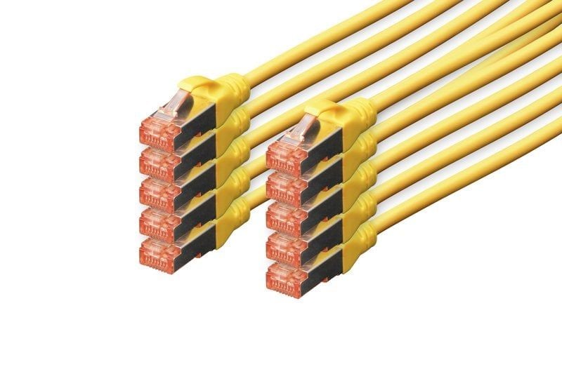 Digitus DK-1617-0025-R 0.25m Sarı Patch Kablo