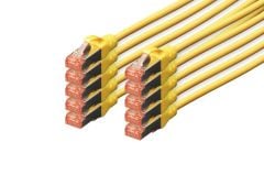 Digitus DK-1617-0025-R 0.25m Sarı Patch Kablo