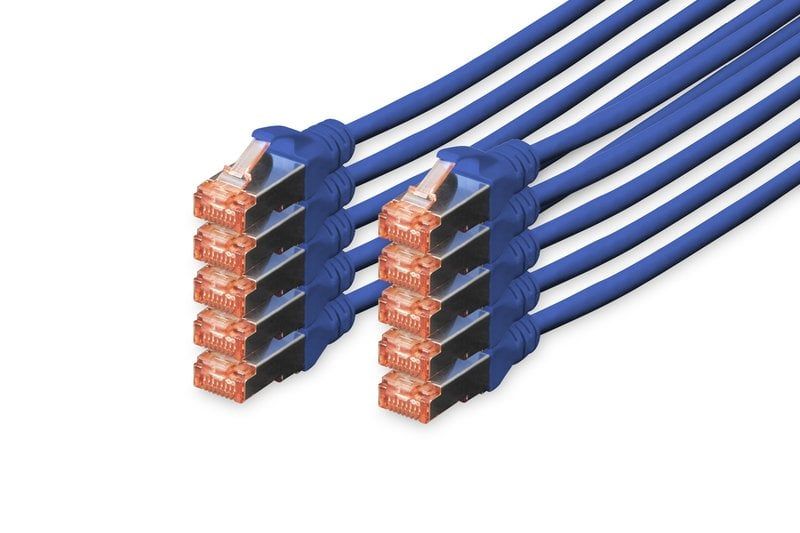 Digitus DK-1617-0025-B 0.25m Mavi Patch Kablo