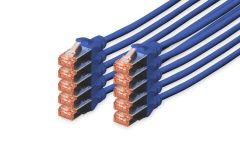 Digitus DK-1617-0025-B 0.25m Mavi Patch Kablo